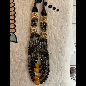 Beaded necklace 4 layers